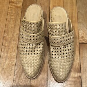 Freda Salvador Tan Woven Flats